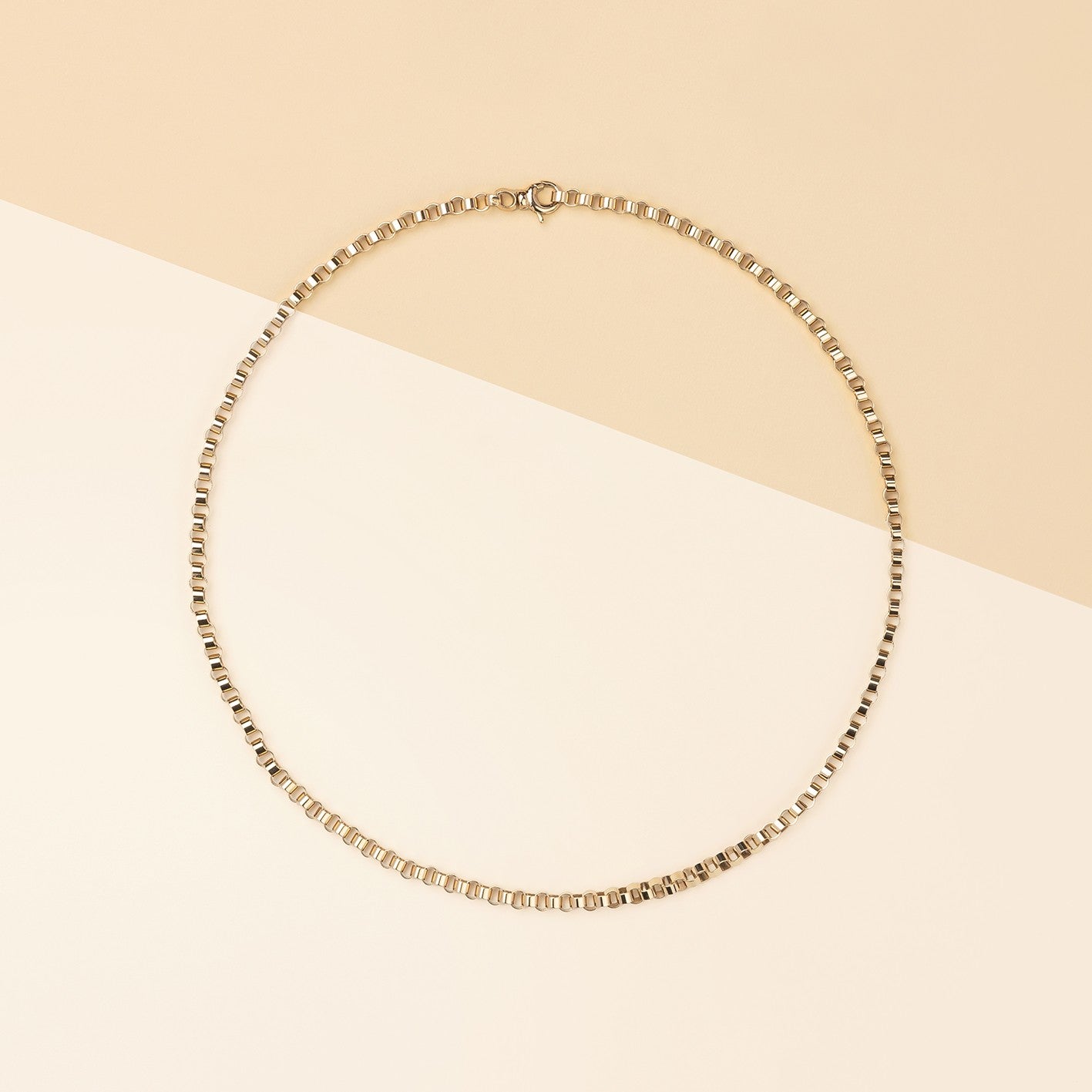 Catena oro giallo a tubetti BONZ