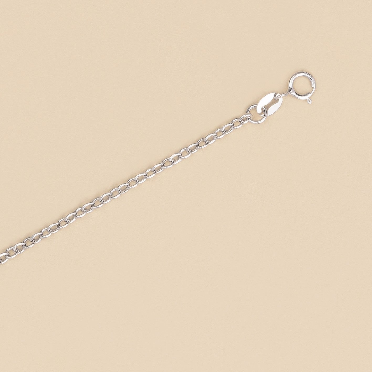 Bracciale baby con targa oro bianco 1.10