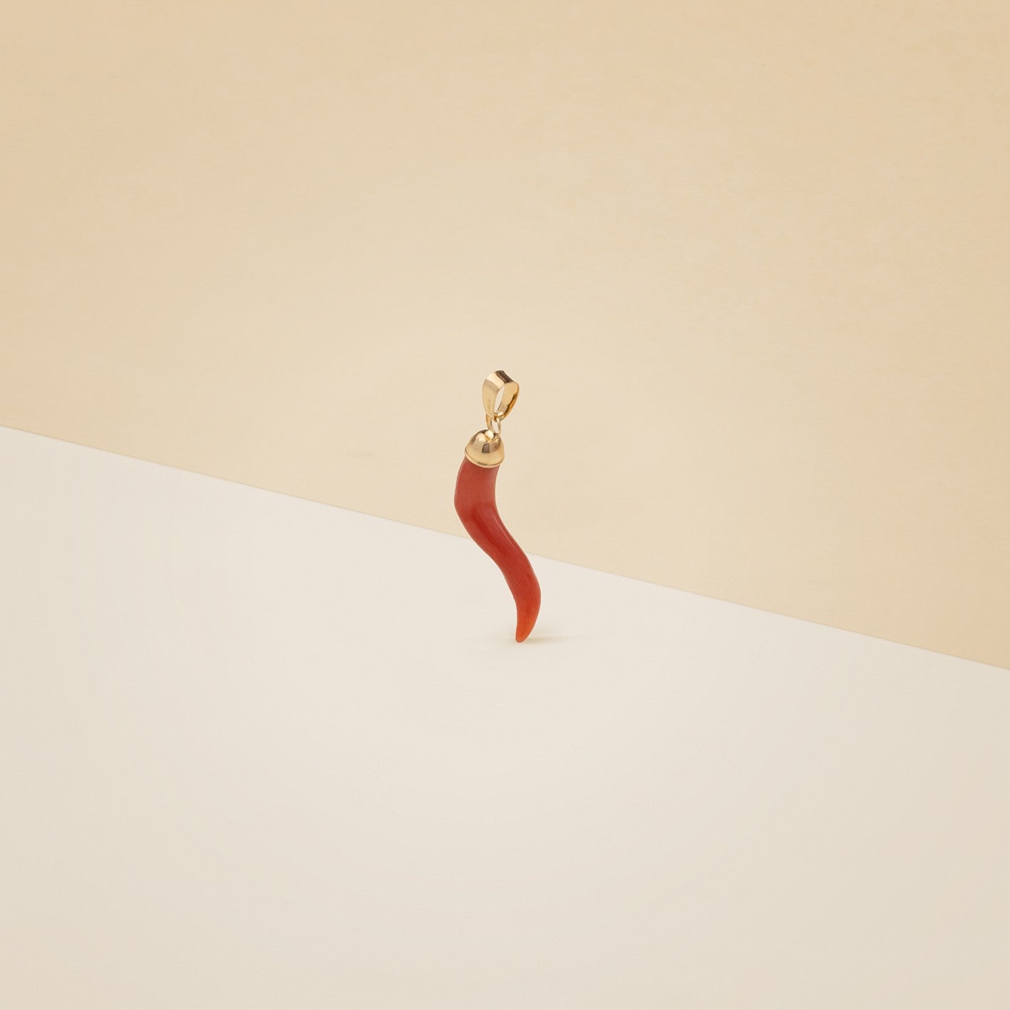 Pendente corno corallo