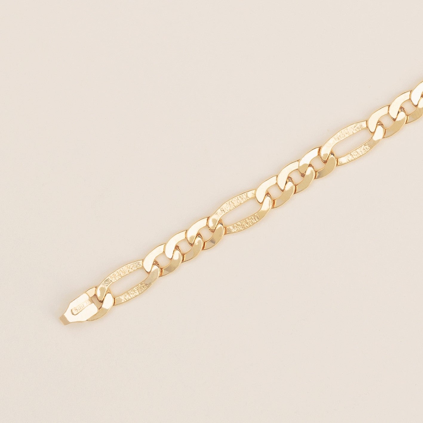 Bracciale 3+1 lucido e satinato