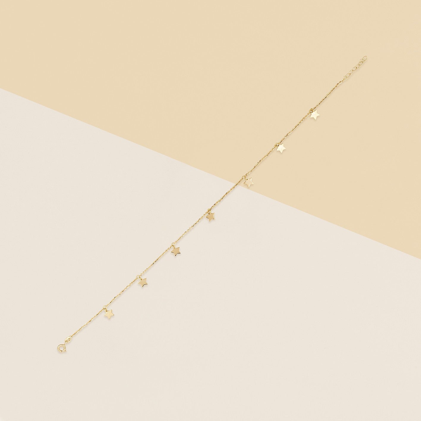 Bracciale a cavigliere stelline