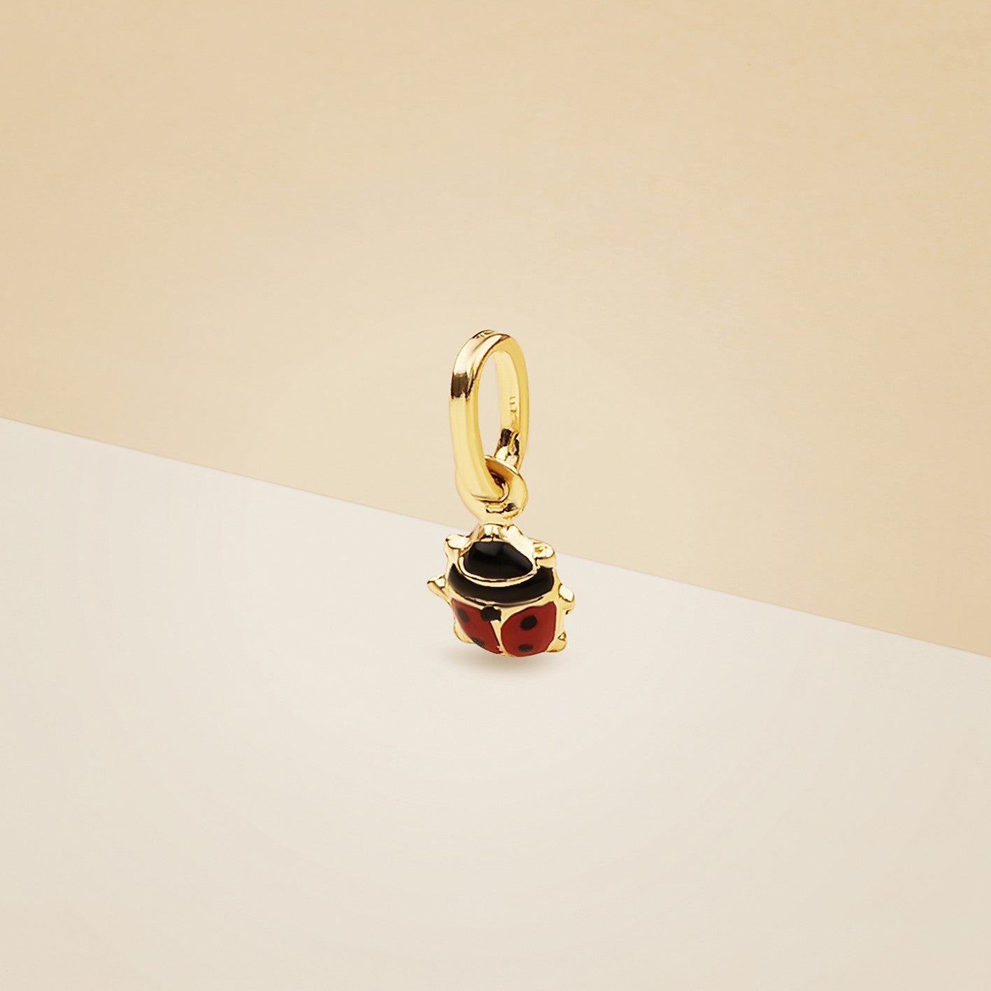 Pendente baby coccinella smalto