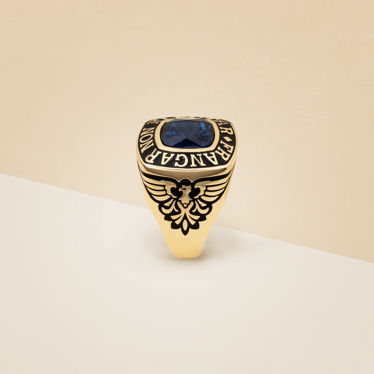 Anello sigillo smaltato - Anello