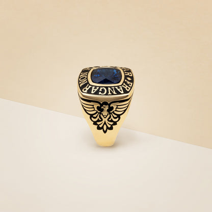 Anello sigillo smaltato - Anello