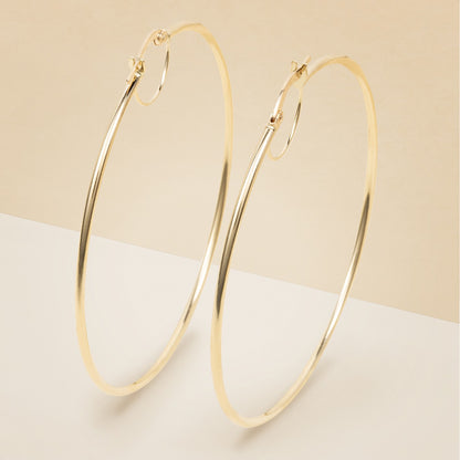 Orecchini cerchio tubolare