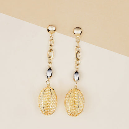 Orecchini pendenti a lanterna