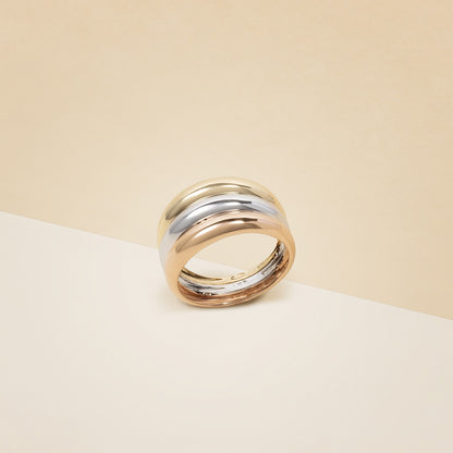 Fascia tre colori - Anello donna