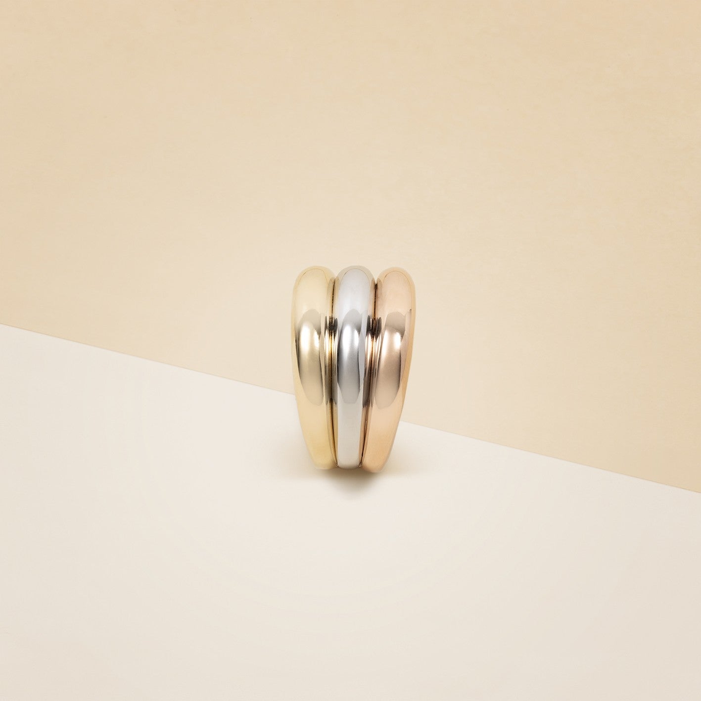 Fascia tre colori - Anello donna