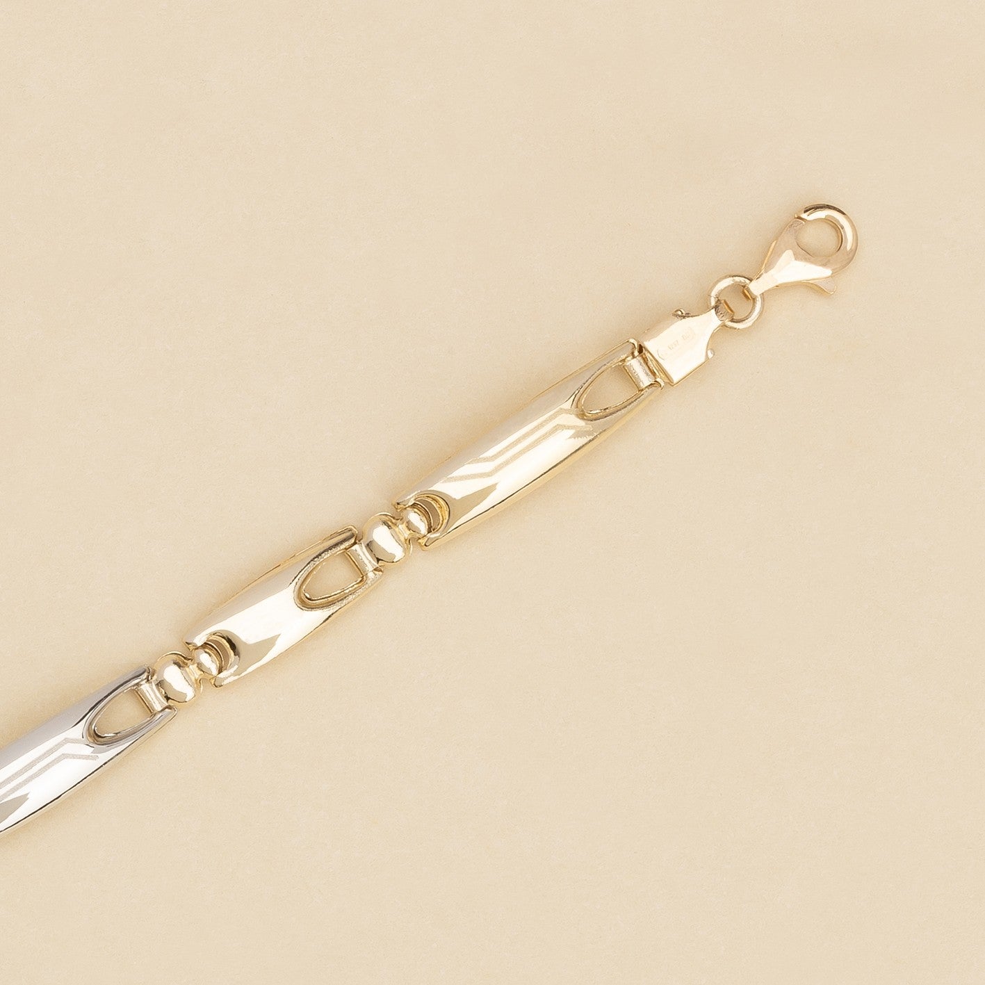 Bracciale chicchi bicolore