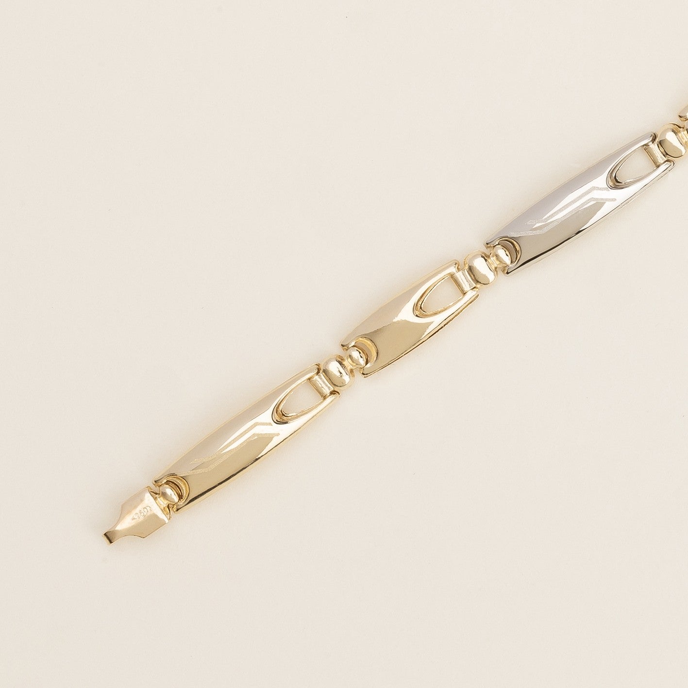 Bracciale chicchi bicolore