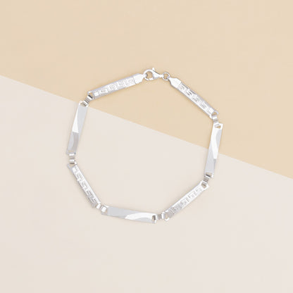 Bracciale lamettina oro bianco