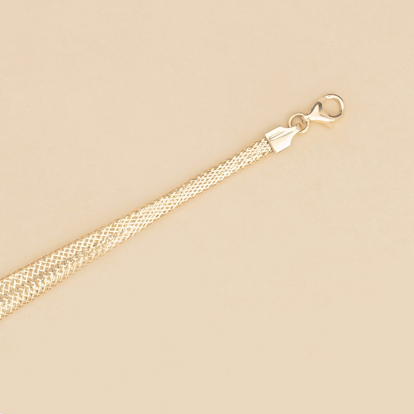 Collier effetto tessuto con bracciale