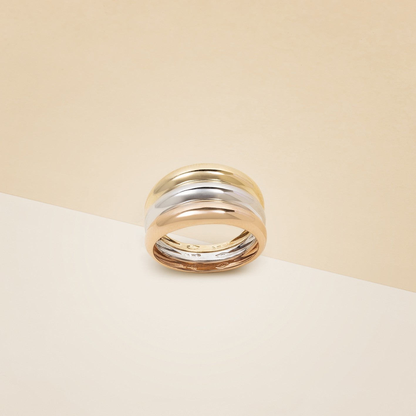 Fascia tre colori - Anello donna