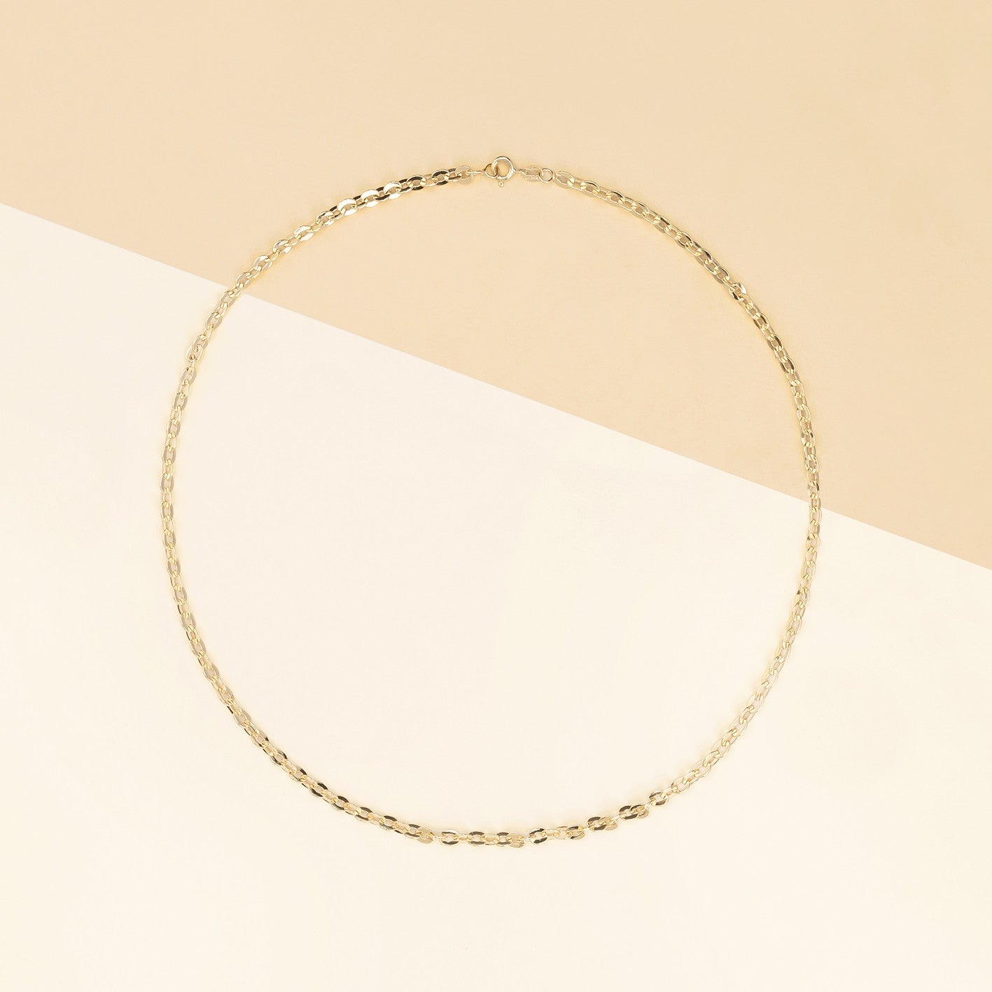 Catena vuota Brilla oro giallo