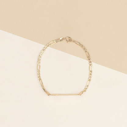 Bracciale baby con targa e bimbo