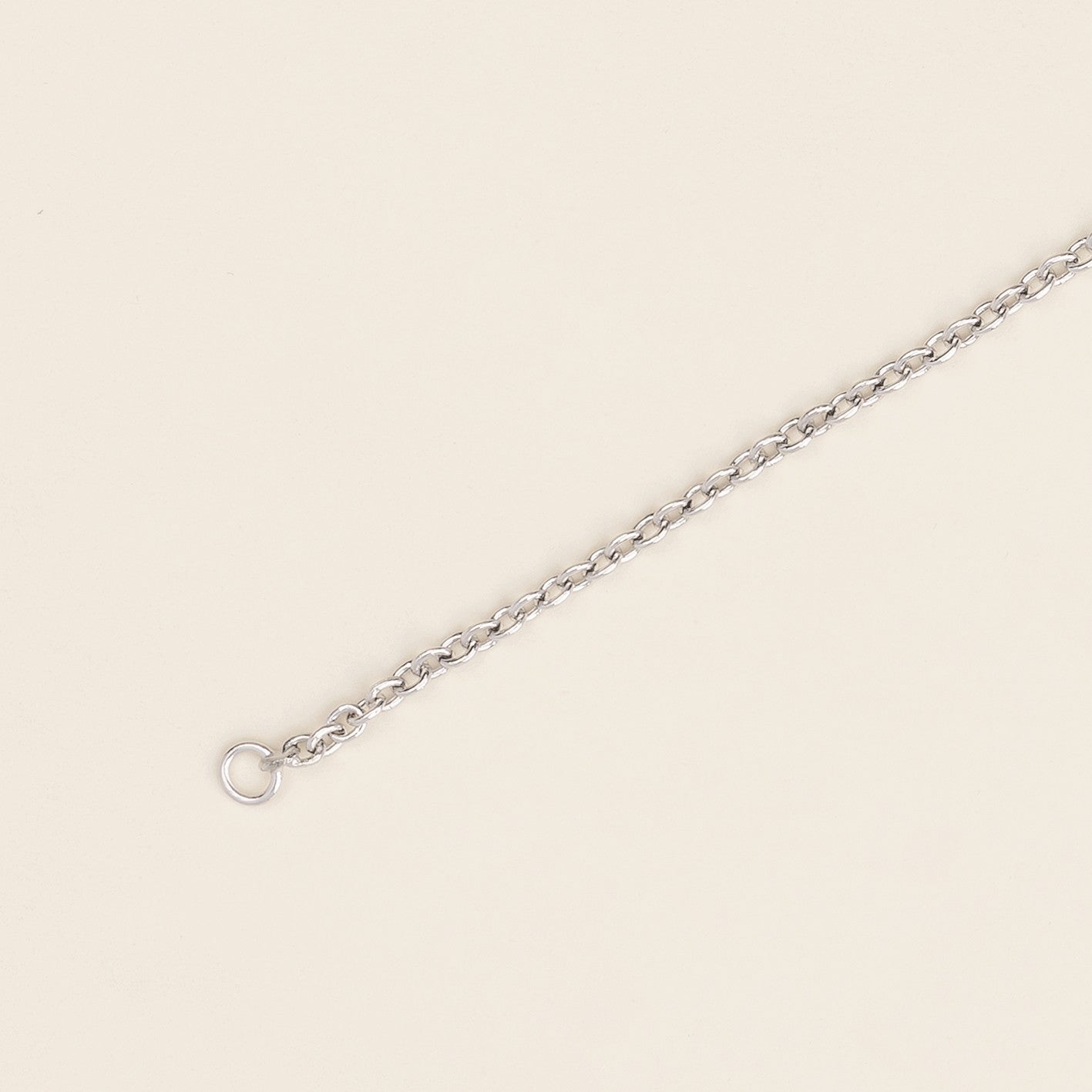 Bracciale baby con targa oro bianco 1.10