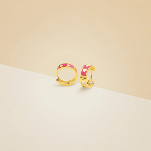 Orecchini con smalto - Donna 2,6g