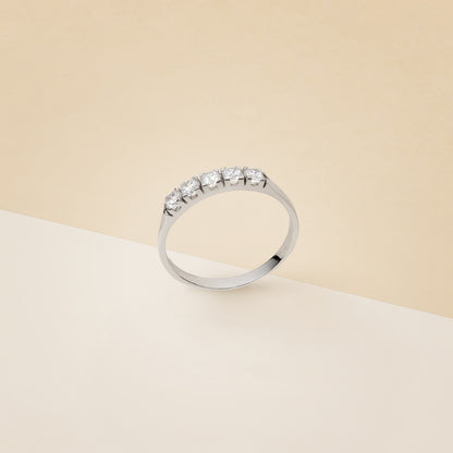 Riviera cinque pietre - Anello