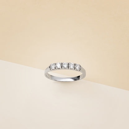 Riviera cinque pietre - Anello