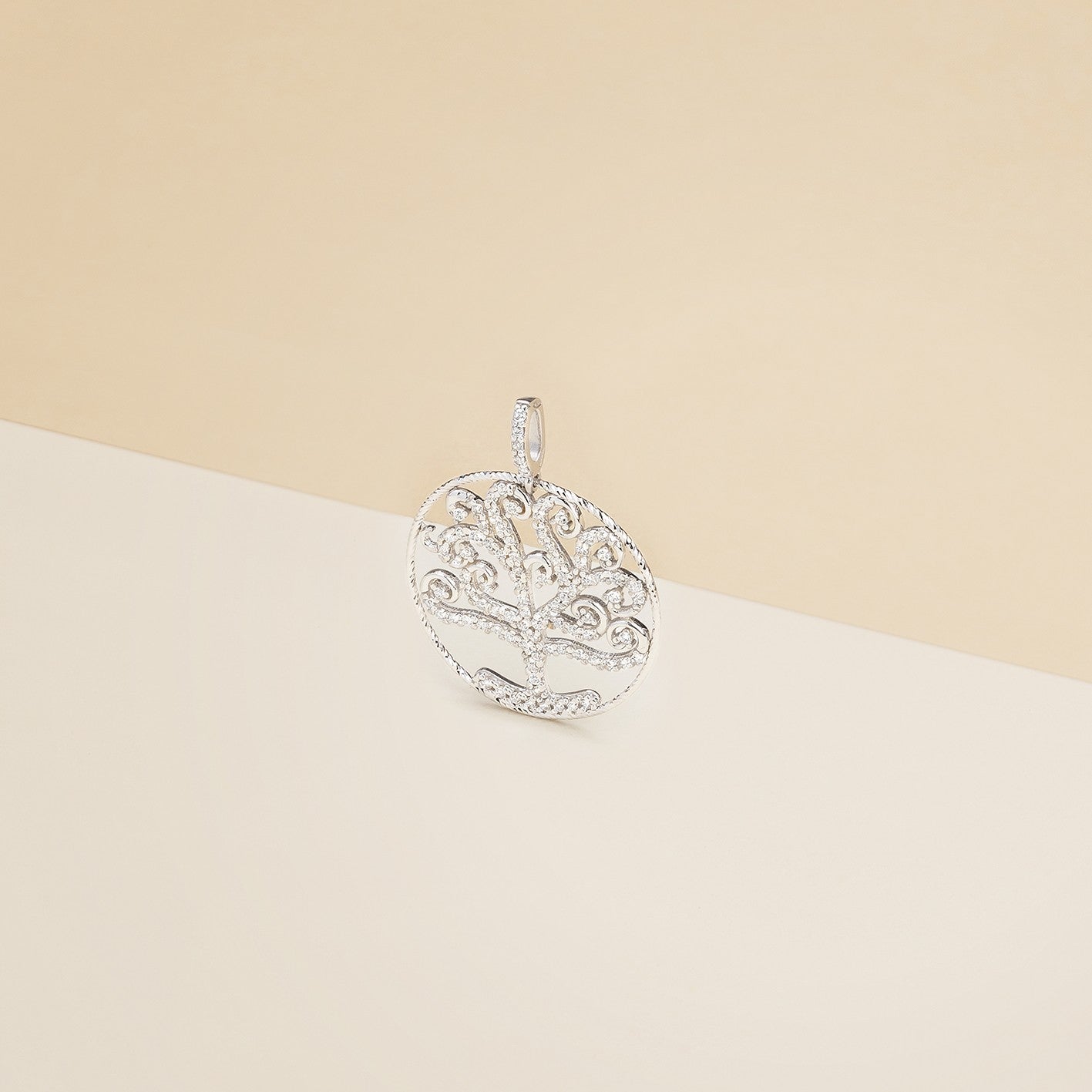 Pendente albero della vita zirconato - Ciondolo