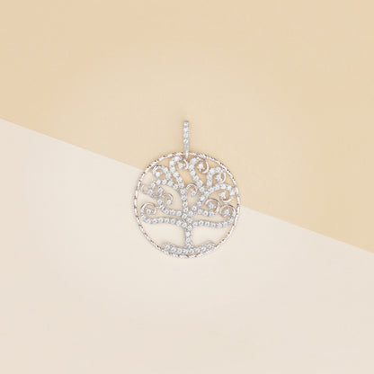Pendente albero della vita zirconato - Ciondolo