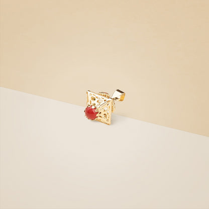 Pendente MINA con pietre forma rombo - Ciondolo