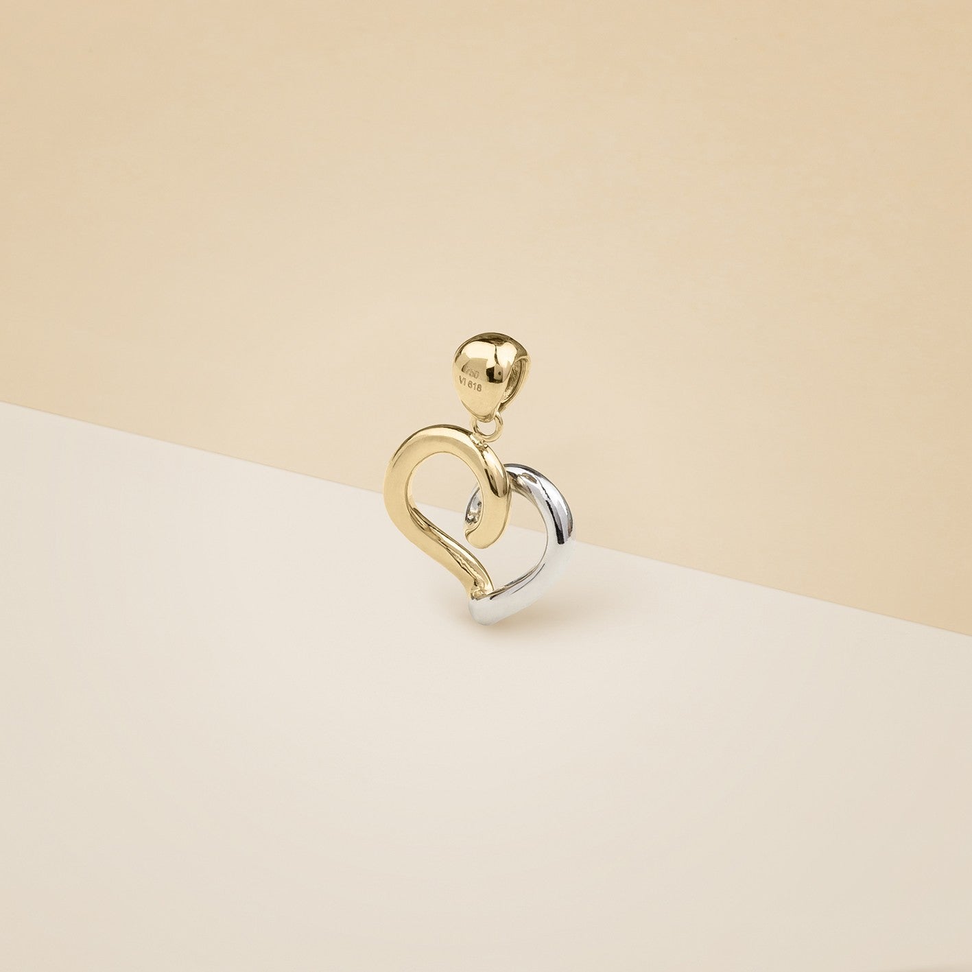 Pendente cuore a filo