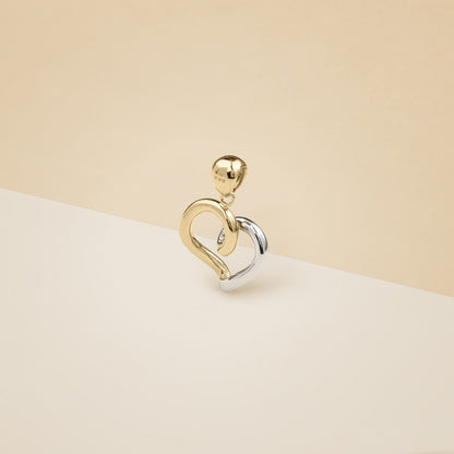 Pendente cuore a filo