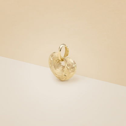 Pendente cuore satinato