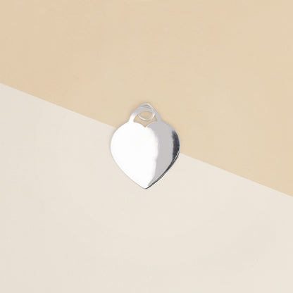 Pendente cuore lastra - Ciondolo
