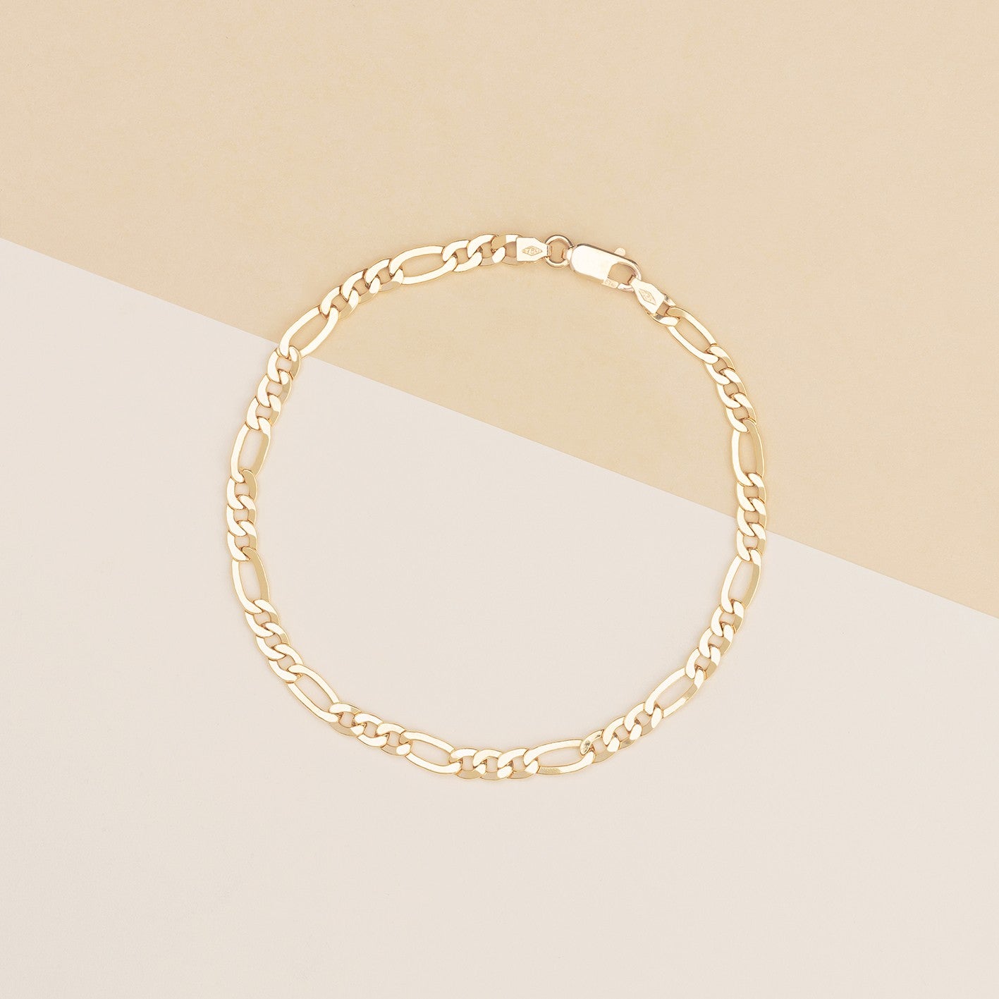 Bracciale 3+1 lucido