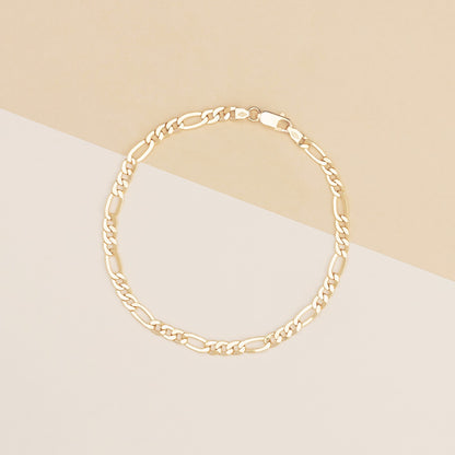 Bracciale 3+1 lucido