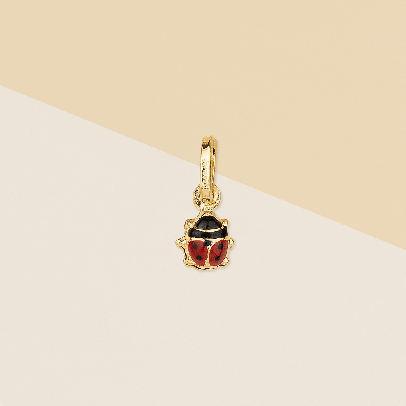 Pendente baby coccinella smalto